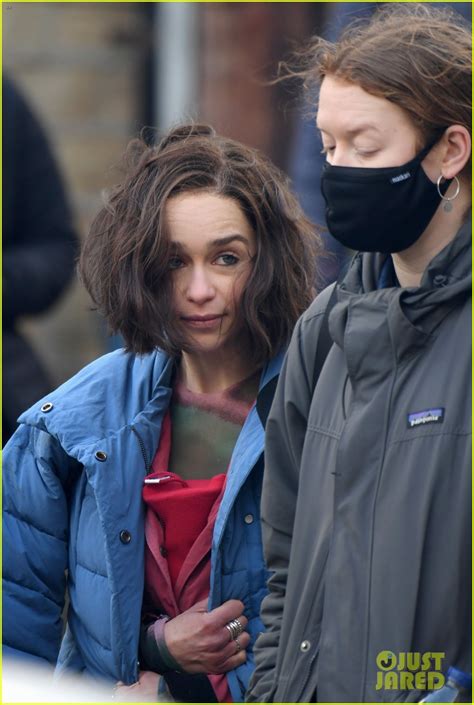 emilia clarke leaked|Video of Emilia Clarke Filming a Scene on the Set of